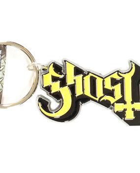 Band Merchandise Ghost Metalen Die Cast Relief Logo Sleutelhanger Band Merchandise Ghost Metalen Die Cast Relief Logo Sleutelhanger