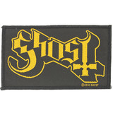 Band Merchandise Ghost Classic Logo Standard gewebtes Patch-Emblem Band Merchandise Ghost Classic Logo Standard gewebtes Patch-Emblem