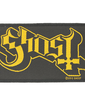 Band Merchandise Ghost Classic Logo Standard Woven Patch Emblem Band Merchandise Ghost Classic Logo Standard Woven Patch Emblem