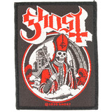 Band Merchandise Ghost Secular Haze Logo Standard gewebtes Patch-Emblem Band Merchandise Ghost Secular Haze Logo Standard gewebtes Patch-Emblem