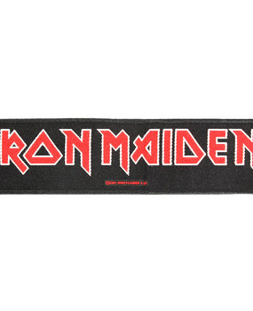 Band Merchandise Iron Maiden Classic Logo Super Strip Woven Patch Embleem