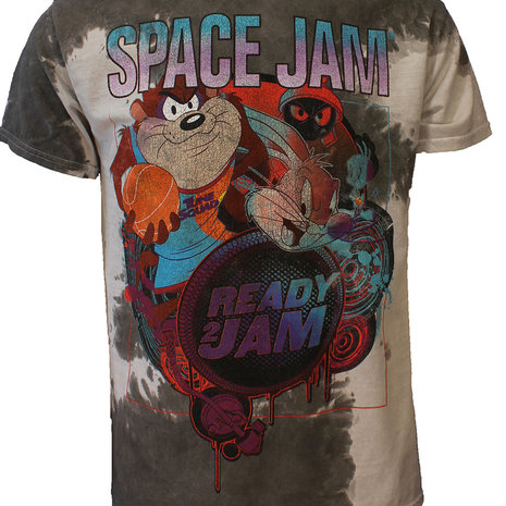 Space Jam Space Jam 2 Ready 2 Jam Dip Dye T-Shirt - Official Merchandise Space Jam Space Jam 2 Ready 2 Jam Dip Dye T-Shirt - Official Merchandise