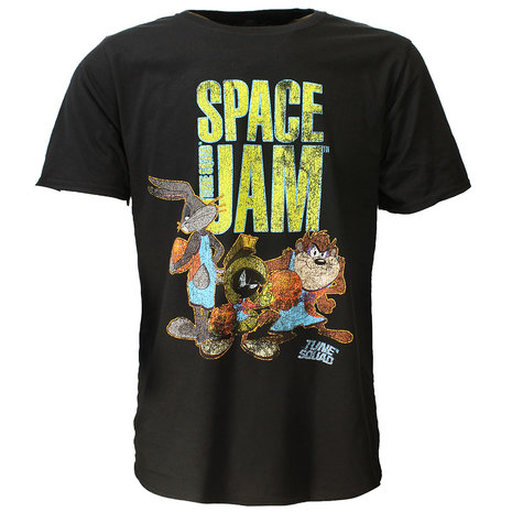 Space Jam Space Jam 2 Tune Squad T-Shirt Black - Official Merchandise Space Jam Space Jam 2 Tune Squad T-Shirt Black - Official Merchandise