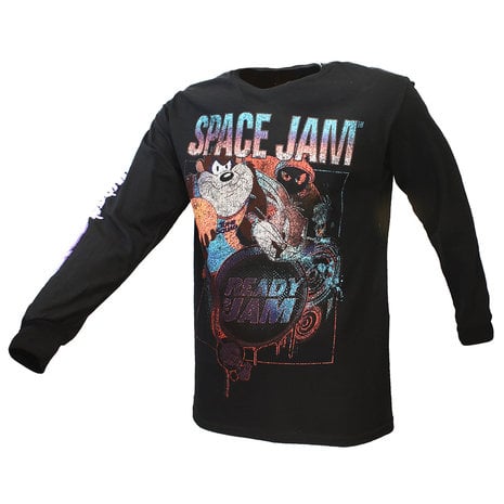 Space Jam Space Jam 2 Ready 2 Jam Langarm-T-Shirt Schwarz – Offizielles Merchandise Space Jam Space Jam 2 Ready 2 Jam Langarm-T-Shirt Schwarz – Offizielles Merchandise