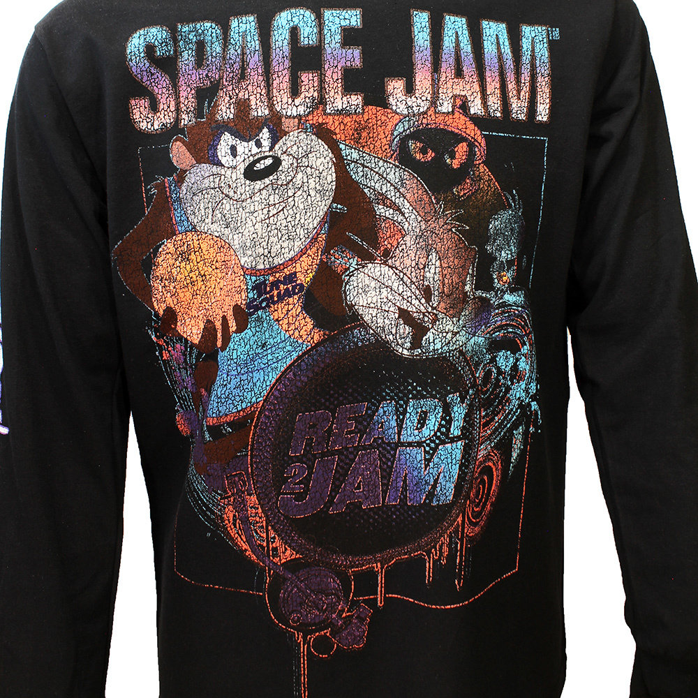 Space Jam Space Jam 2 Ready 2 Jam Langarm-T-Shirt Schwarz – Offizielles Merchandise Space Jam Space Jam 2 Ready 2 Jam Langarm-T-Shirt Schwarz – Offizielles Merchandise