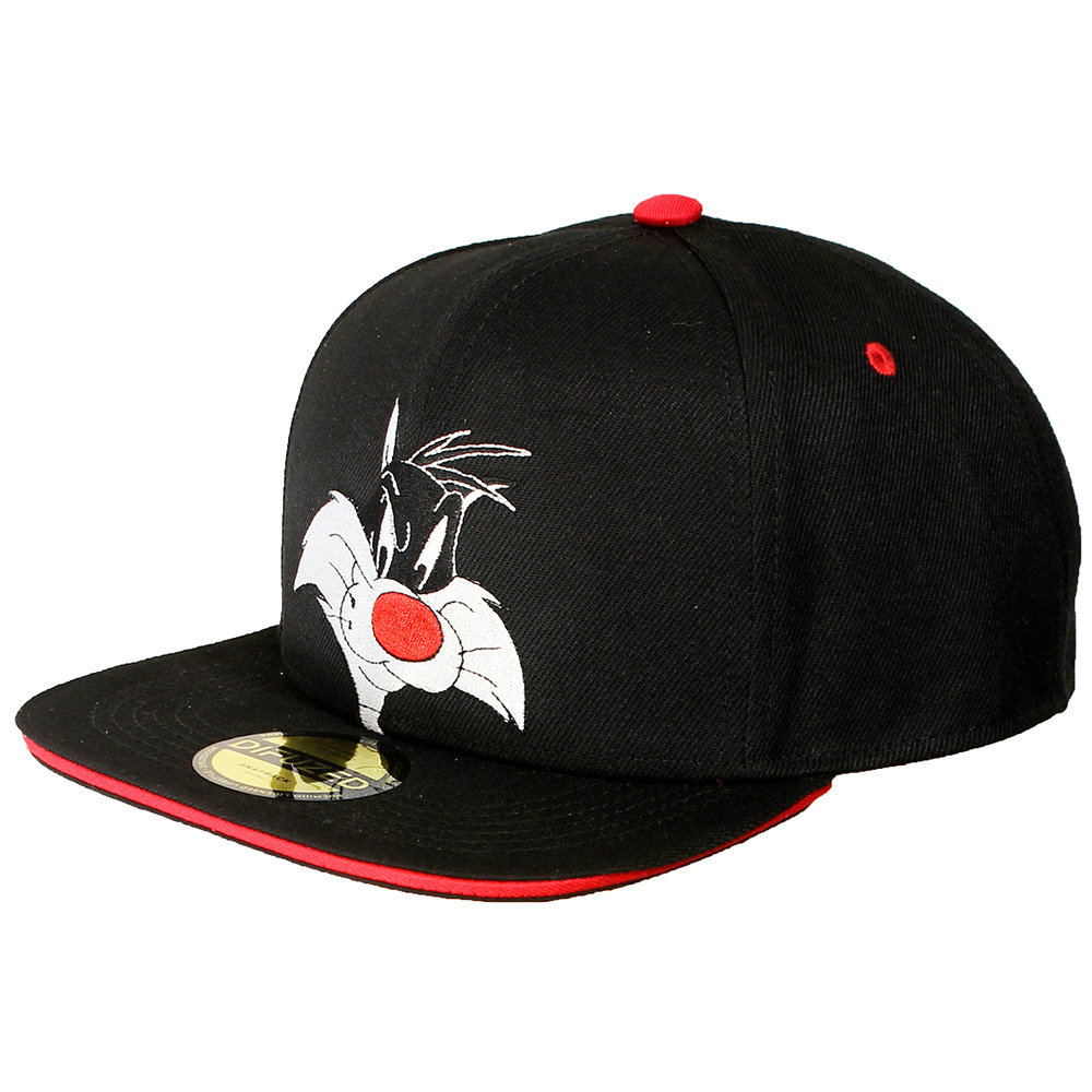 Space Jam Looney Tunes Space Jam Sylvester Snapback Cap Pet Zwart - Official Merchandise