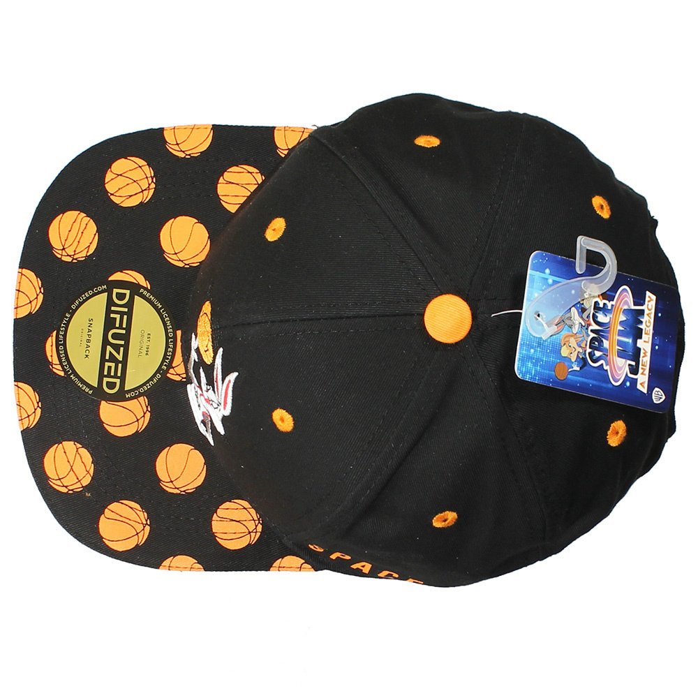Space Jam Looney Tunes Space jam Bugs Bunny Snapback Cap Zwart - Official Merchandise