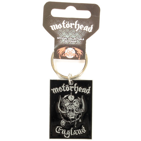 Band Merchandise Motorhead War Pig Metalen Enamel Fill-In Logo Sleutelhanger Zilver - Officiële Merchandise Band Merchandise Motorhead War Pig Metalen Enamel Fill-In Logo Sleutelhanger Zilver - Officiële Merchandise