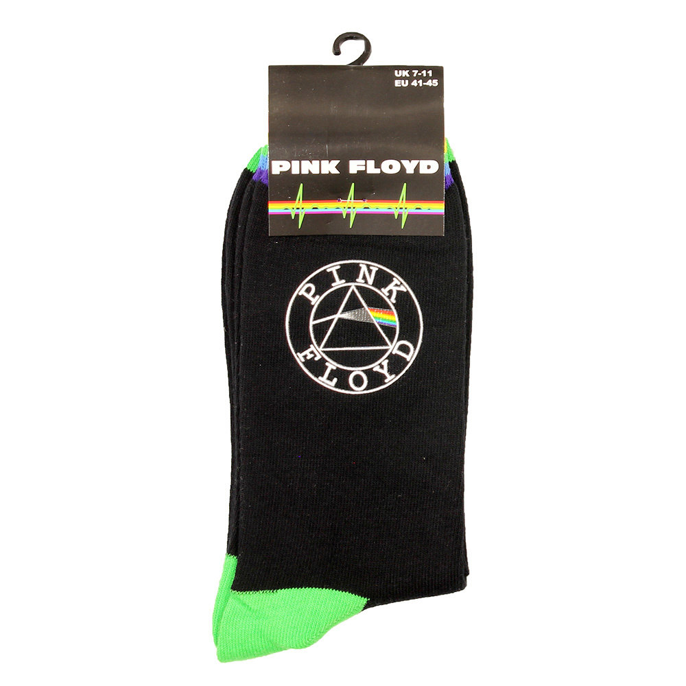 Band Merchandise Pink Floyd Dark Side Of The Moon Socks Multicolor - Official Merchandise Band Merchandise Pink Floyd Dark Side Of The Moon Socks Multicolor - Official Merchandise