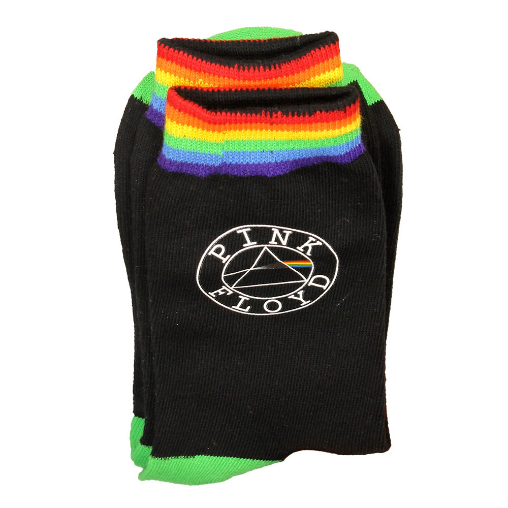 Band Merchandise Pink Floyd Dark Side Of The Moon Socks Multicolor - Official Merchandise Band Merchandise Pink Floyd Dark Side Of The Moon Socks Multicolor - Official Merchandise
