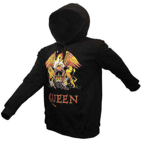 Queen Classic Crest Logo Hoodie Sweater Official Merchandise Popmerch