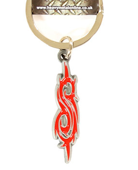 Band Merchandise Slipknot Tribal S Metal Die Cast Relief Logo Keychain Band Merchandise Slipknot Tribal S Metal Die Cast Relief Logo Keychain