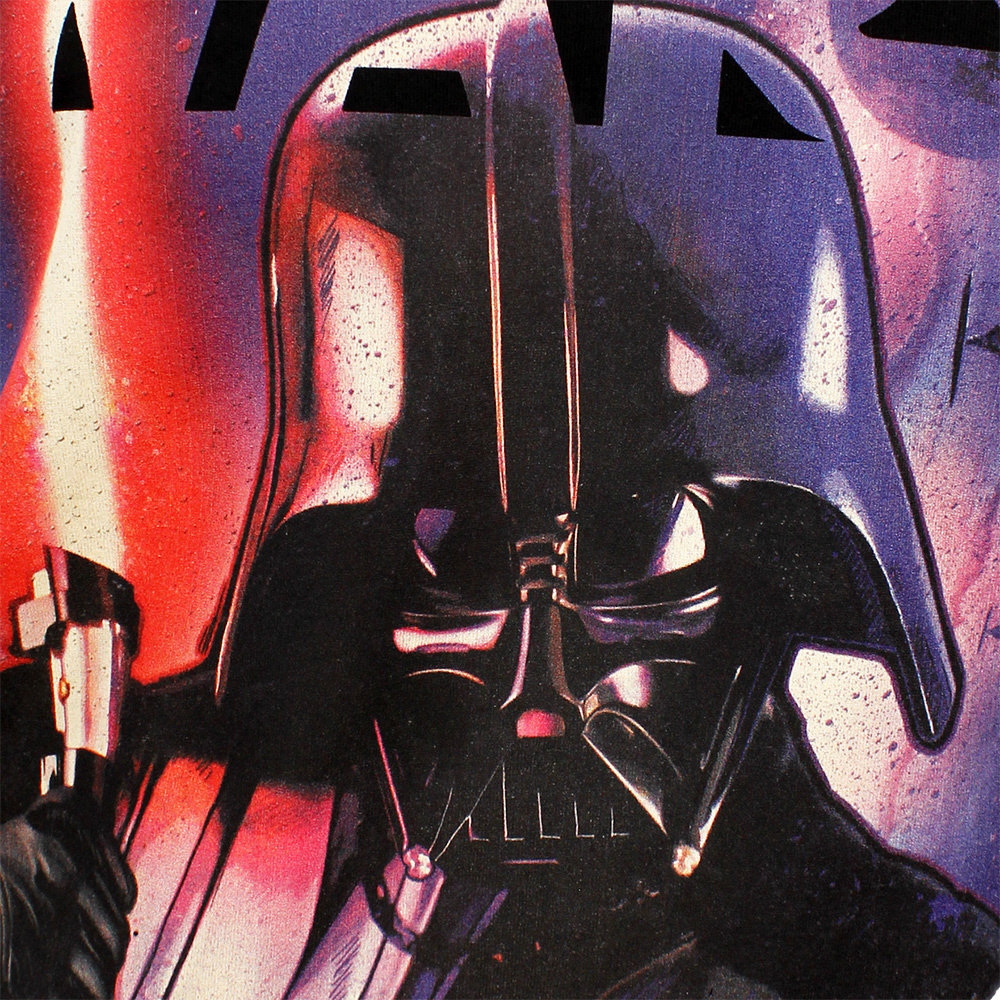 Star Wars Star Wars Vintage Poster Darth Vader T-Shirt  Black/Purple - Official Merchandise Star Wars Star Wars Vintage Poster Darth Vader T-Shirt  Black/Purple - Official Merchandise