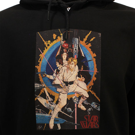 Star Wars Star Wars Vintage Poster Pullover Pullover Schwarz – Offizielles Merchandise Star Wars Star Wars Vintage Poster Pullover Pullover Schwarz – Offizielles Merchandise