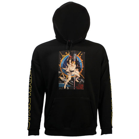 Star Wars Star Wars Vintage Poster Sweater Trui Zwart - Officiële Merchandise Star Wars Star Wars Vintage Poster Sweater Trui Zwart - Officiële Merchandise