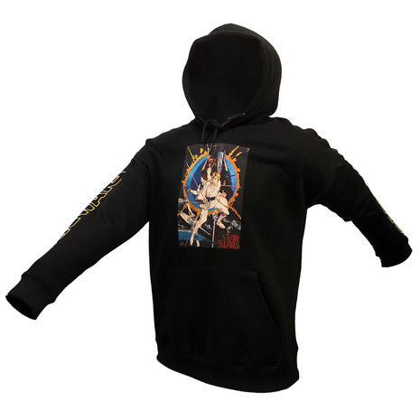 Star Wars Star Wars Vintage Poster Sweater Trui Zwart - Officiële Merchandise Star Wars Star Wars Vintage Poster Sweater Trui Zwart - Officiële Merchandise