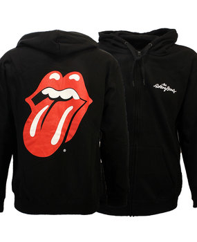 Band Merchandise The Rolling Stones Tongue and Lips Logo Zipper Hoodie Sweater Vest Band Merchandise The Rolling Stones Tongue and Lips Logo Zipper Hoodie Sweater Vest