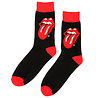 The Rolling Stones Tongue and Lips Logo Sokken Zwart/Rood - Official Merchandise The Rolling Stones Tongue and Lips Logo Sokken Zwart/Rood - Official Merchandise