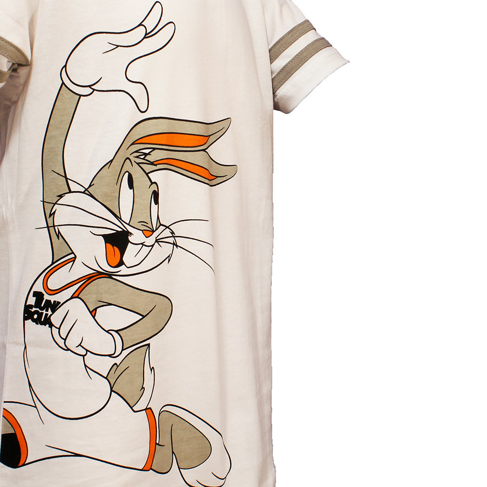Space Jam Looney Tunes Space Jam Bugs Bunny Kinder-T-Shirt weiß – offiziell lizenziert Space Jam Looney Tunes Space Jam Bugs Bunny Kinder-T-Shirt weiß – offiziell lizenziert