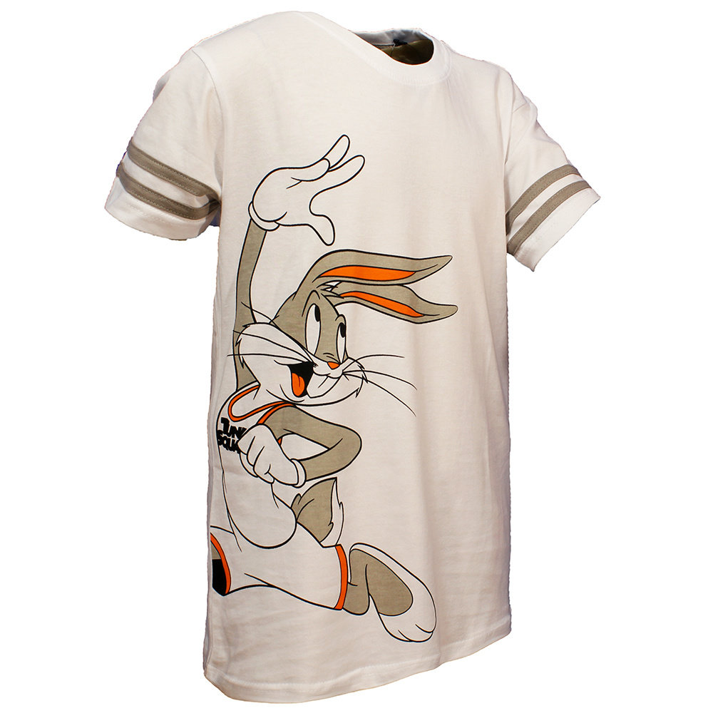 Officially Bunny Bug Tunes White Kids - Jam Space Looney Licensed T-Shirt