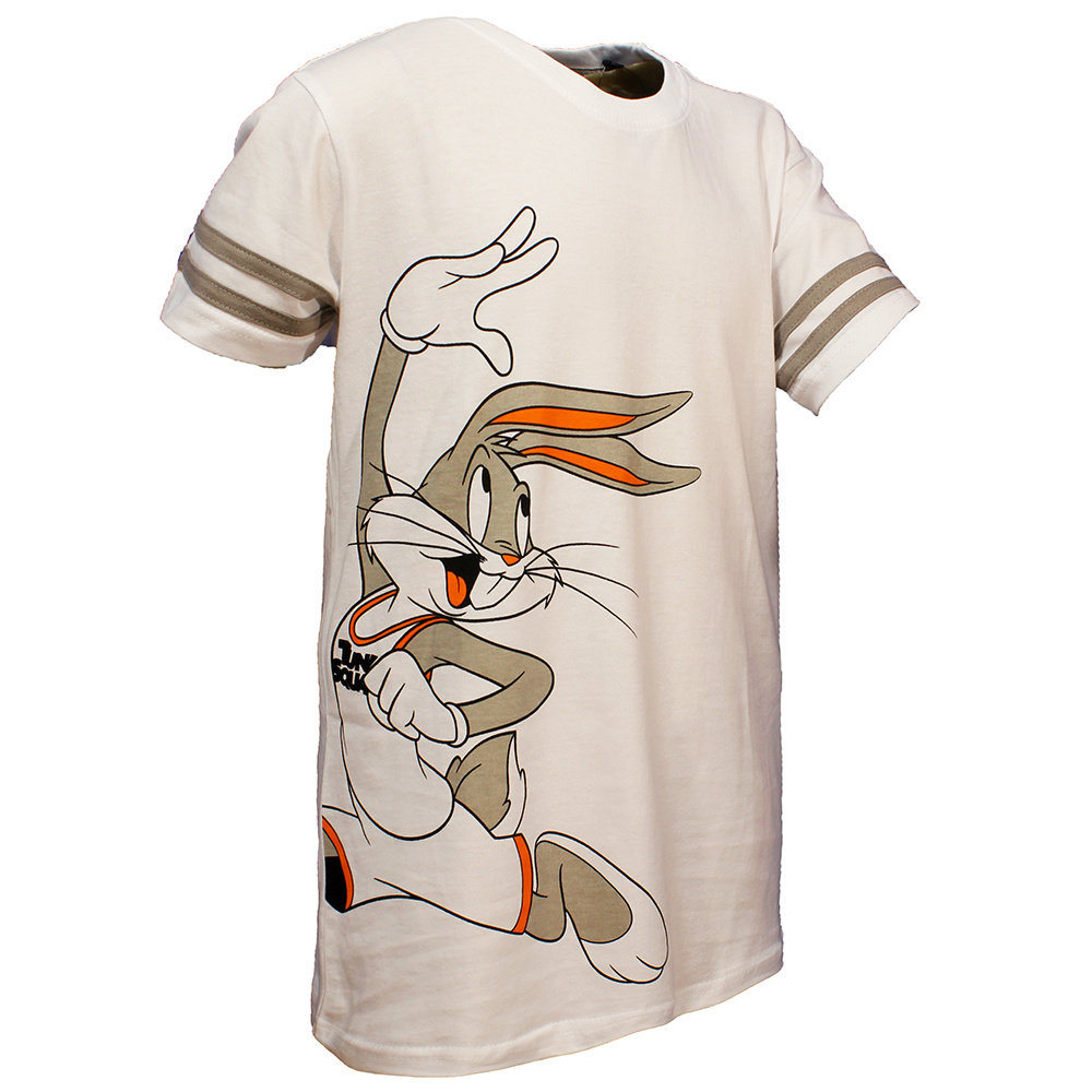 Space Jam Bugs Bunny Basketball Kids' T-Shirt - White - 11-12 Years