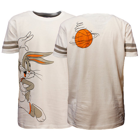 Looney Tunes Licensed White Space T-Shirt Officially Kids Bug Bunny - Jam