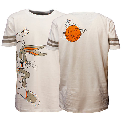 Space Jam Looney Tunes Space Jam Bugs Bunny Kinder-T-Shirt weiß – offiziell lizenziert Space Jam Looney Tunes Space Jam Bugs Bunny Kinder-T-Shirt weiß – offiziell lizenziert