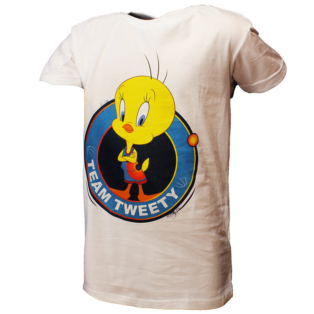 Space Jam Looney Tunes Space Jam Tweety Kinder-T-Shirt weiß – offiziell lizenziert Space Jam Looney Tunes Space Jam Tweety Kinder-T-Shirt weiß – offiziell lizenziert