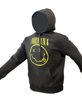 Band Merchandise Nirvana Classic Smiley Logo Hoodie Sweater Trui Band Merchandise Nirvana Classic Smiley Logo Hoodie Sweater Trui
