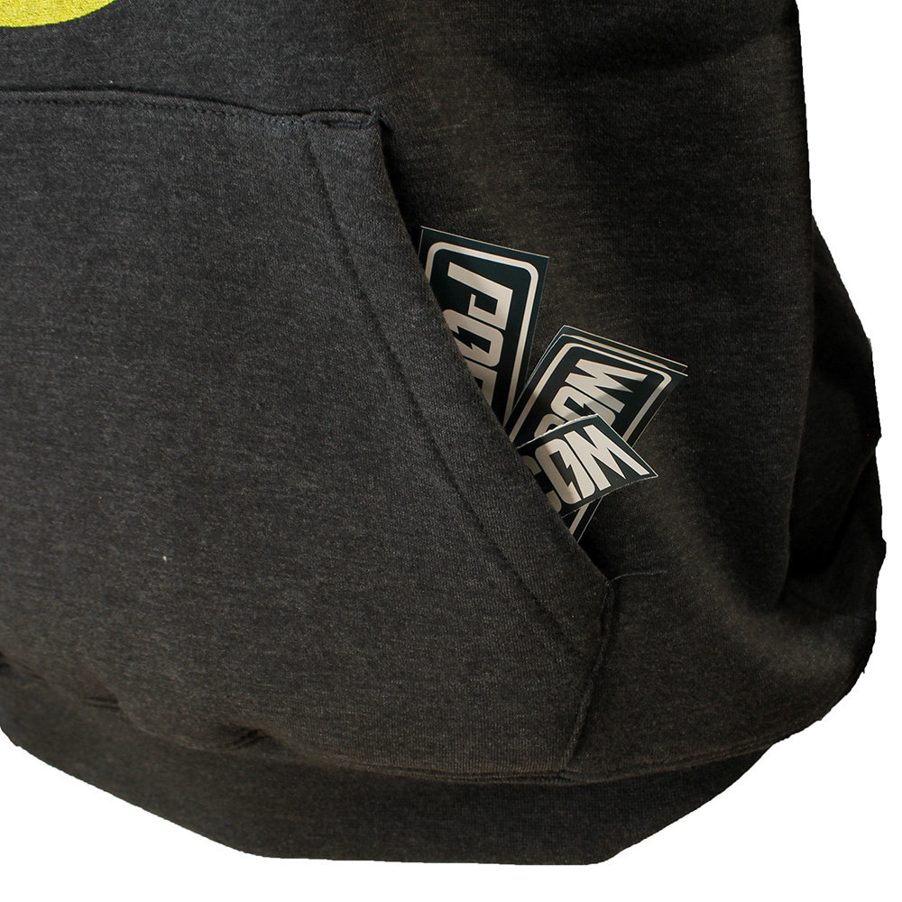 Band Merchandise Nirvana Classic Smiley Logo Hoodie Sweater Trui Antraciet Grijs - Officiële Merchandise Band Merchandise Nirvana Classic Smiley Logo Hoodie Sweater Trui Antraciet Grijs - Officiële Merchandise