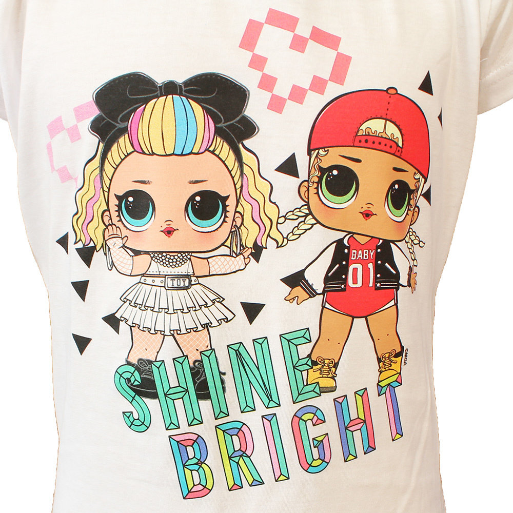 L.O.L. Shine Bright Kids T-Shirt White - Official Merchandise L.O.L. Shine Bright Kids T-Shirt White - Official Merchandise