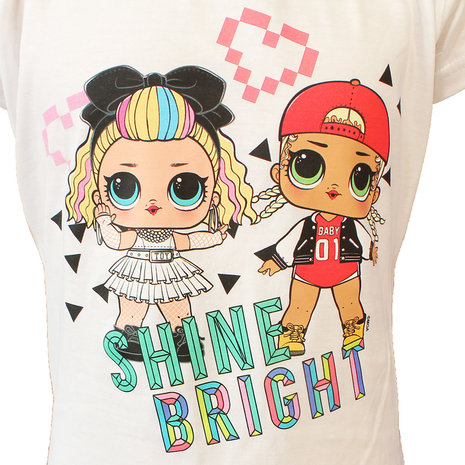 LOL Shine Bright Kinder T-Shirt Weiß – Offizielles Merchandise LOL Shine Bright Kinder T-Shirt Weiß – Offizielles Merchandise