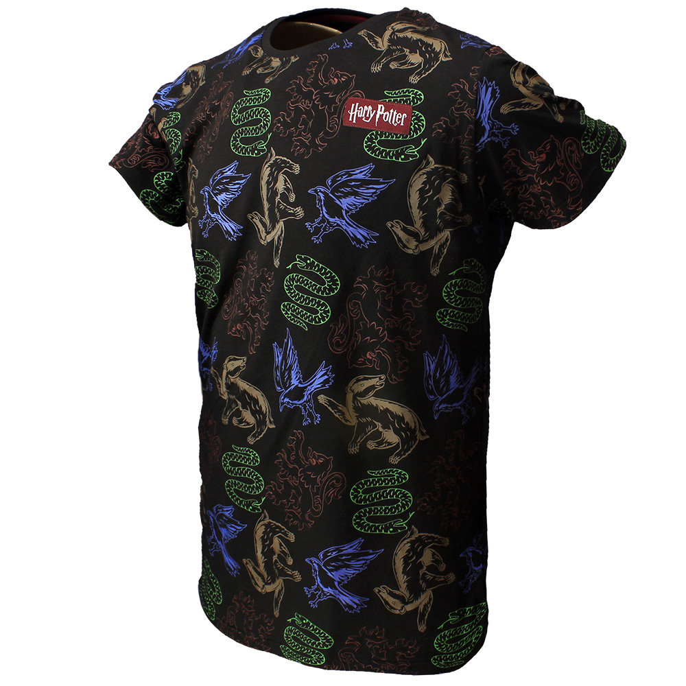 Harry Potter Harry Potter Wizards Unite House Animals T-Shirt – offizielles Merchandise Harry Potter Harry Potter Wizards Unite House Animals T-Shirt – offizielles Merchandise