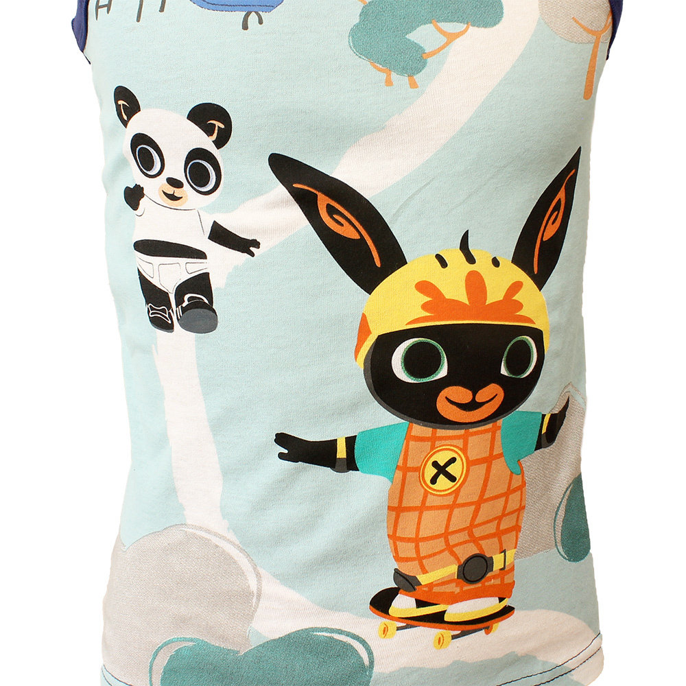 Bing Pando Kids Tank Top Donkerblauw - Officiële Merchandise Bing Pando Kids Tank Top Donkerblauw - Officiële Merchandise