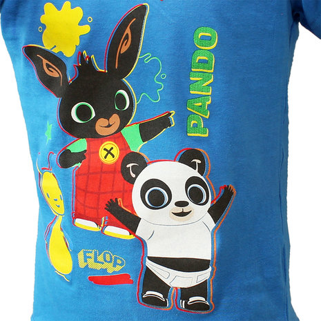 Bing Pando Kids T-Shirt Blue - Official Merchandise Bing Pando Kids T-Shirt Blue - Official Merchandise