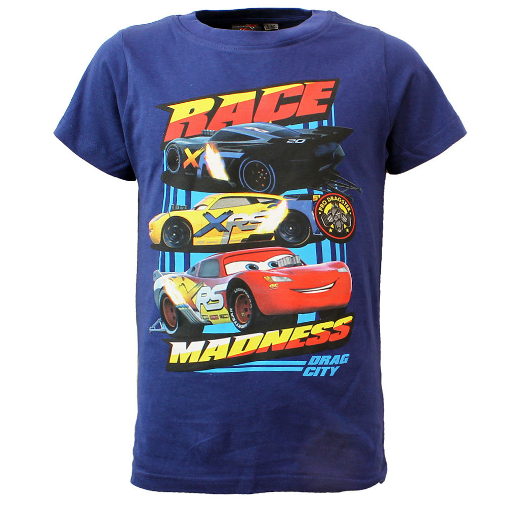 Mooi groep beetje Disney Cars Race Madness Kinder T-Shirt Blauw - Officiële Merchandise -  Popmerch.com