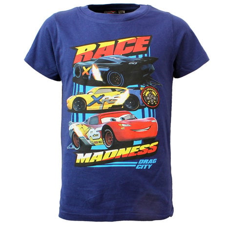 Troosteloos Lang bed Disney Cars Race Madness Kids T-Shirt Blue - Official Merchandise -  Popmerch.com