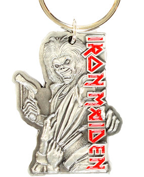 Band Merchandise Iron Maiden Killers Metal Enamel Fill-In Logo Keychain Band Merchandise Iron Maiden Killers Metal Enamel Fill-In Logo Keychain