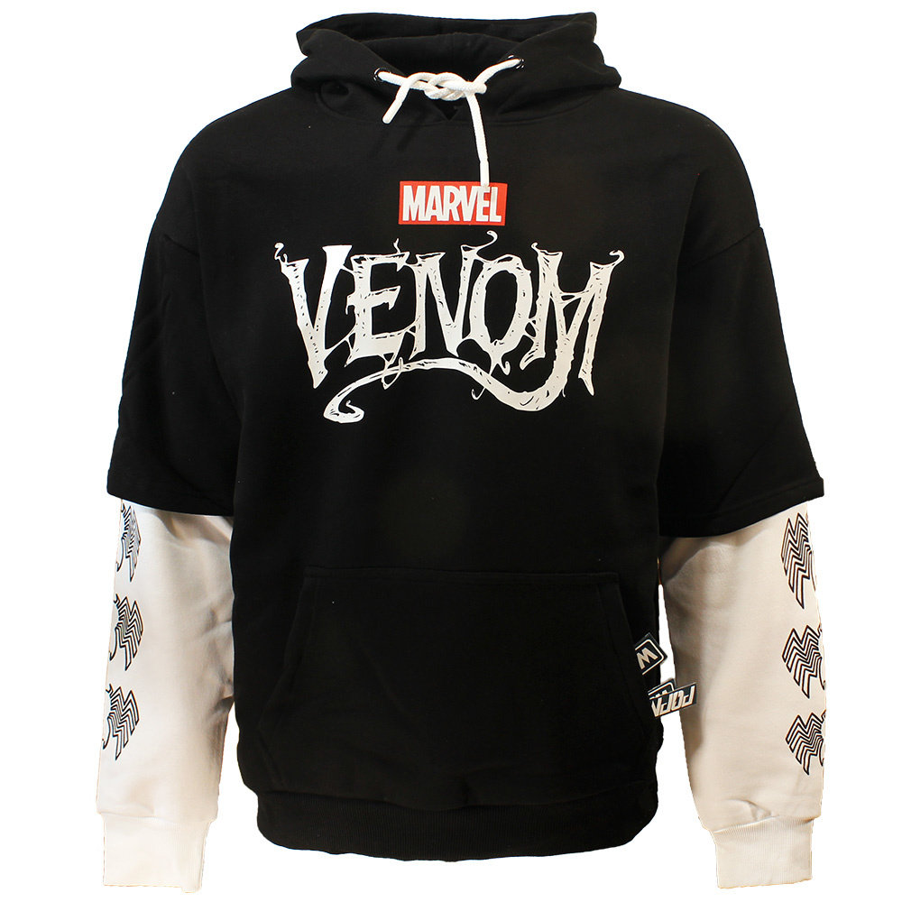 Venom Marvel Venom Double Sleeved Hoodie Sweater - Officiële Merchandise Venom Marvel Venom Double Sleeved Hoodie Sweater - Officiële Merchandise