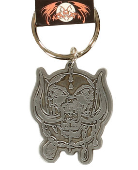Band Merchandise Motorhead War Pig Metal Die Cast Relief Logo Keychain Band Merchandise Motorhead War Pig Metal Die Cast Relief Logo Keychain