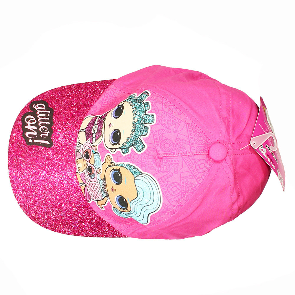 L.O.L. Glitter On Kids Cap Pet Donkerroze - Officiële Merchandise L.O.L. Glitter On Kids Cap Pet Donkerroze - Officiële Merchandise