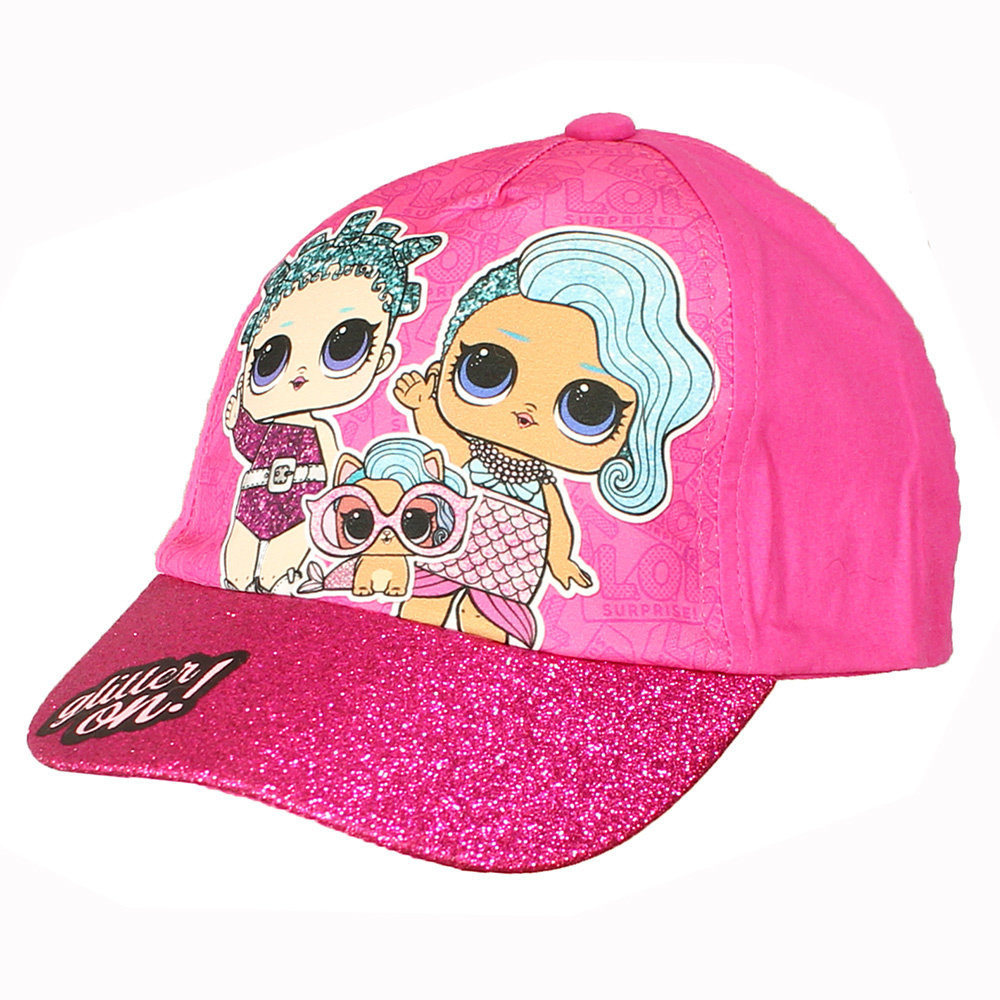 L.O.L. Glitter On Kids Cap Dark Pink - Official Merchandise