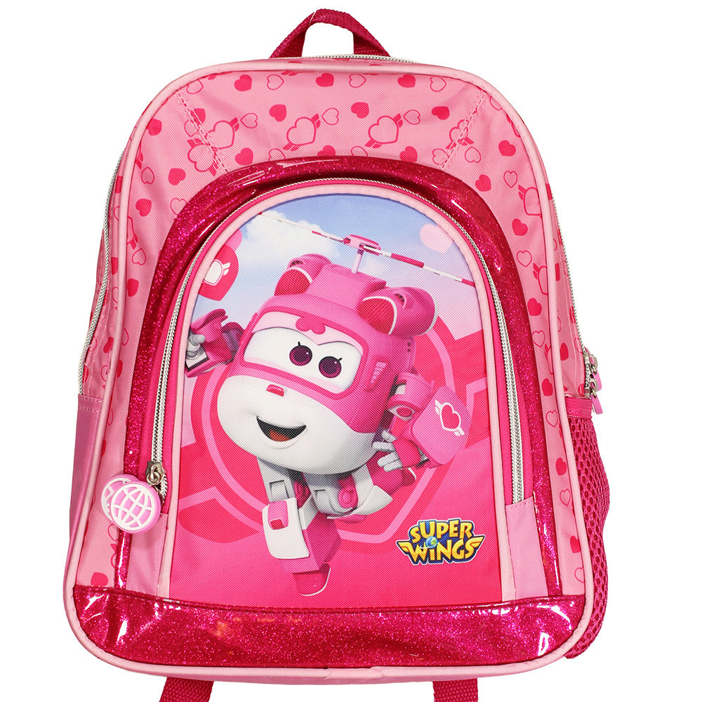 Super Wings Kids Kleiner Rucksack Pink – Offizielles Merchandise Super Wings Kids Kleiner Rucksack Pink – Offizielles Merchandise