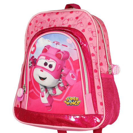 Super Wings Kids Kleiner Rucksack Pink – Offizielles Merchandise Super Wings Kids Kleiner Rucksack Pink – Offizielles Merchandise