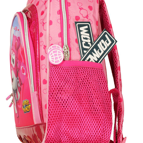 Super Wings Kids Small Backpack Pink - Official Merchandise Super Wings Kids Small Backpack Pink - Official Merchandise