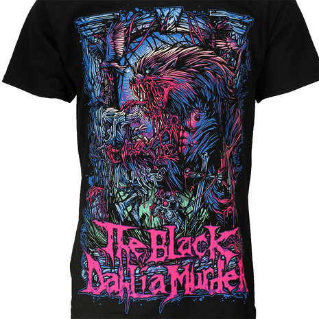 Band Merchandise The Black Dahlia Murder Wolfman T-Shirt – offizielles Merchandise Band Merchandise The Black Dahlia Murder Wolfman T-Shirt – offizielles Merchandise