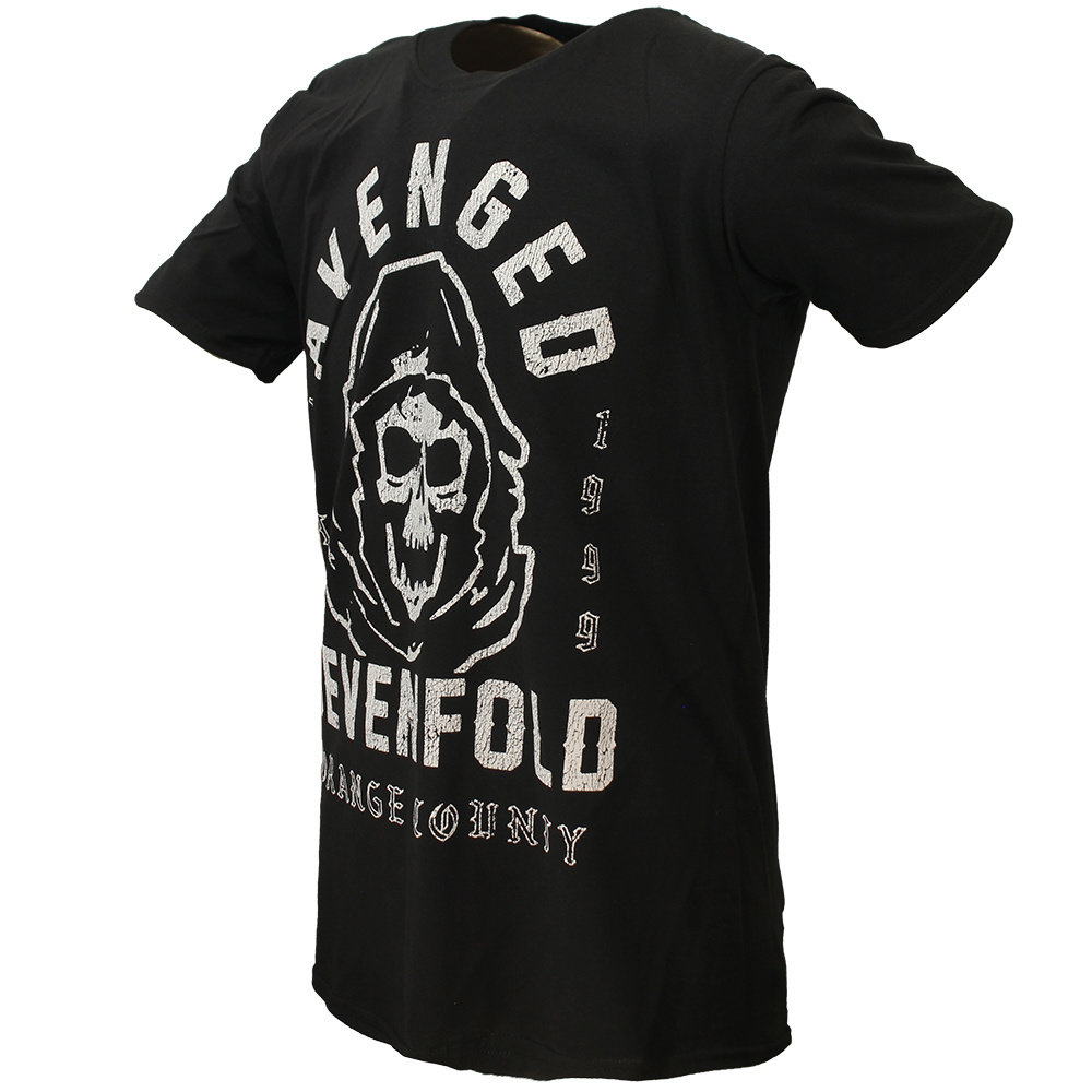 Band Merchandise Avenged Sevenfold So Grim Orange County T-Shirt- Officiële Merchandise Band Merchandise Avenged Sevenfold So Grim Orange County T-Shirt- Officiële Merchandise
