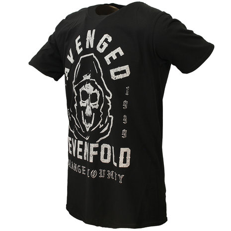 Band Merchandise Avenged Sevenfold So Grim Orange County T-Shirt- Officiële Merchandise Band Merchandise Avenged Sevenfold So Grim Orange County T-Shirt- Officiële Merchandise