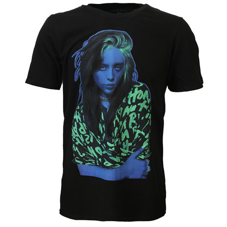 Band Merchandise Billie Eilish Press Photo T-Shirt - Officiële Merchandise Band Merchandise Billie Eilish Press Photo T-Shirt - Officiële Merchandise