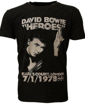 Band Merchandise David Bowie Heroes Earls Court T-Shirt Band Merchandise David Bowie Heroes Earls Court T-Shirt